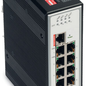 852-1305 Wago Industrial Managed Switch;8 Ports 1000Base-T;4-Slot 1000BASE-SX/LX;black metallic