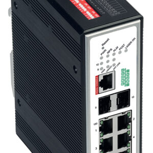 852-603 Wago Industrial Managed Switch;8-port 100Base-TX;2-Slot 1000BASE-SX/LX
