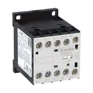 11BG0901A230 Lovato contactor 3 pole AC3:9A 4kw 230vac coil 1nc aux