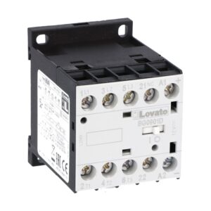 11BG0901D024 Lovato contactor 3 pole AC3:9A 4kw 24vdc coil 1nc aux