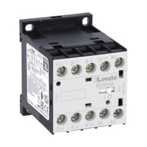 11BG0910A110 Lovato contactor 3 pole AC3:9A 4kw 110vac coil 1no aux