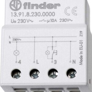 13.91.8.230.0000 Finder Electronic step relay 1pole 10A 230V