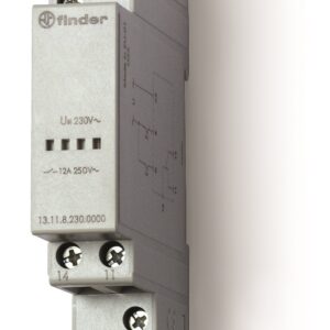 13.11.8.230.0000 Finder step relay din rail 1pole 12A 230/240V