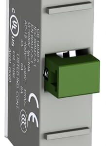 abb modular micro switch contact block normally closed 1n/o mcbl-10