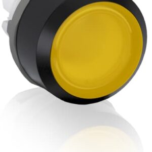 abb maintained yellow illuminated flush push button 22mm mp2-11y