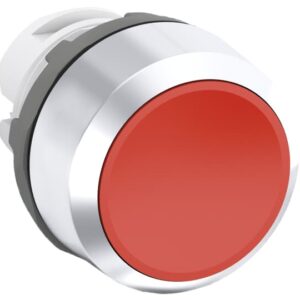abb maintained red non-illuminated flush push button 22mm mp2-20r