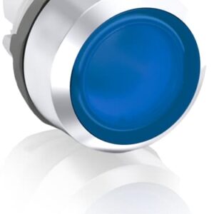 abb maintained blue illuminated flush push button 22mm mp2-21l