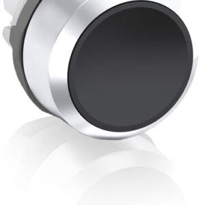 abb maintained black non-illuminated flush push button 22mm mp2-30b