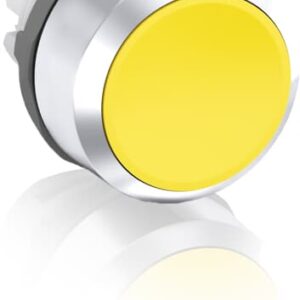 abb maintained yellow non-illuminated flush push button 22mm mp2-30y