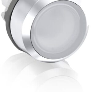 abb maintained clear illuminated flush push button 22mm mp2-31c