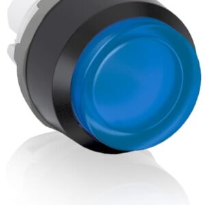 abb momentary blue illuminated extended push button 22mm mp3-11l
