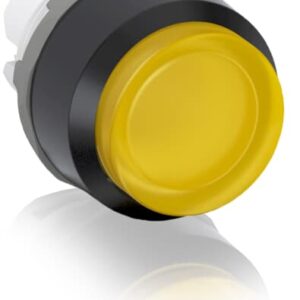 abb momentary yellow illuminated extended push button 22mm mp3-11y