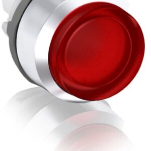 abb maintained red illuminated extended push button 22mm mp4-21r