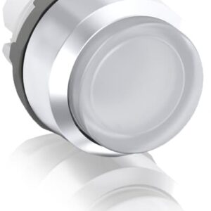 abb maintained clear illuminated extended push button 22mm mp4-31c