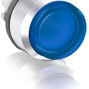 abb maintained blue illuminated extended push button 22mm mp4-31l