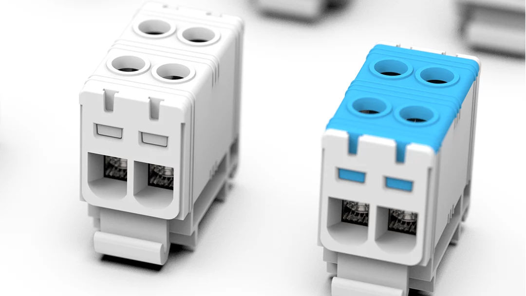 Teknomega distribution blocks available from LED Controls