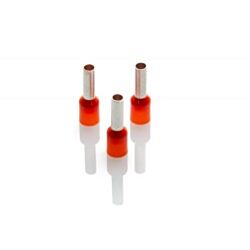 Partex CEF409F bootlace ferrules 4.0 mm orange