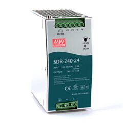 MEAN WELL SDR slim high performance DIN rail power supply