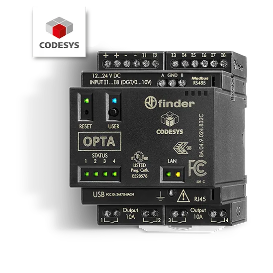 Finder OPTA Codesys available at LED Controls