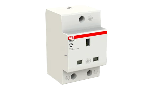 ABB Din Rail Plug Sockets available from LED Controls.