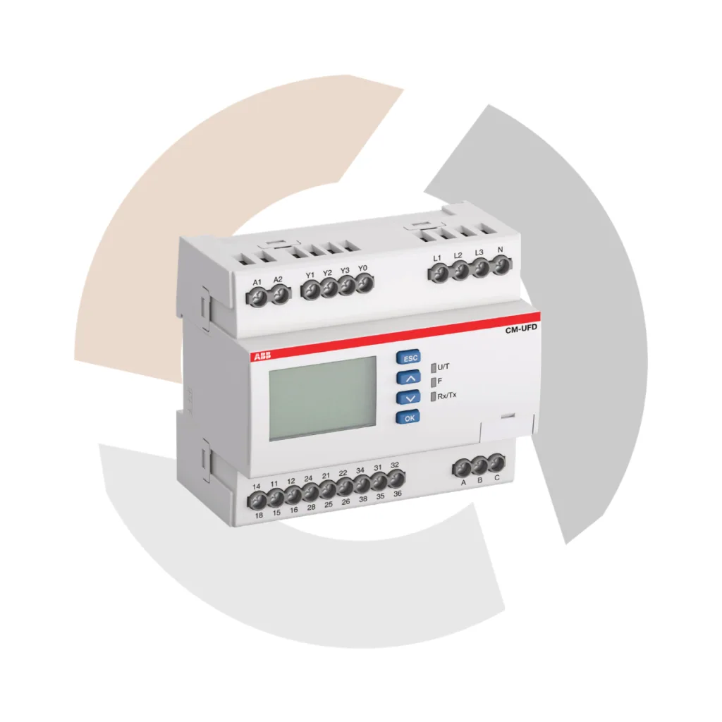 ABB CM-UFD Grid Feeding Monitoring Relays available from LED Controls