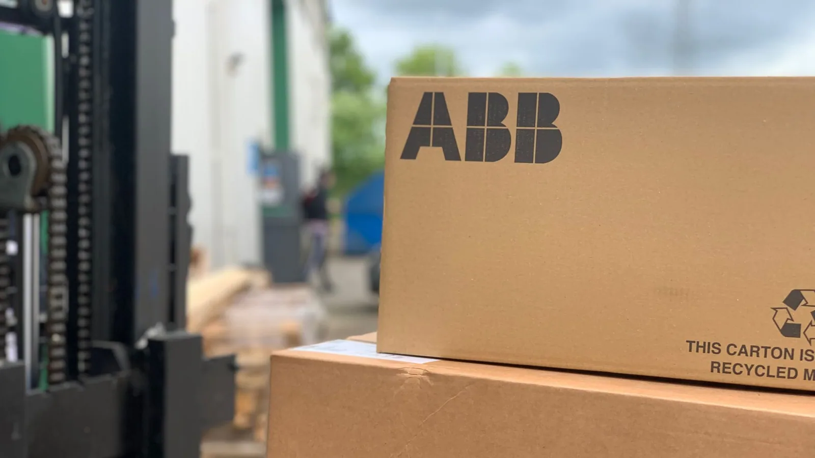ABB boxes in transit at LED Controls