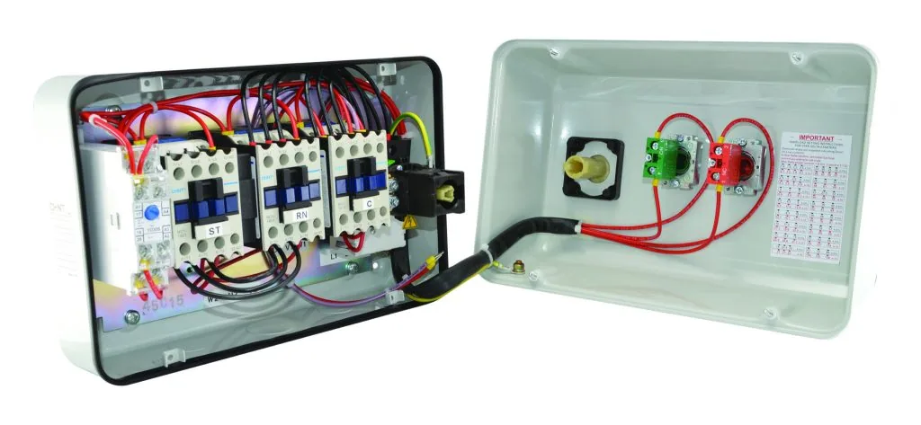 Open Chint Star Delta Starter. Star Delta starters available at LED Controls. 