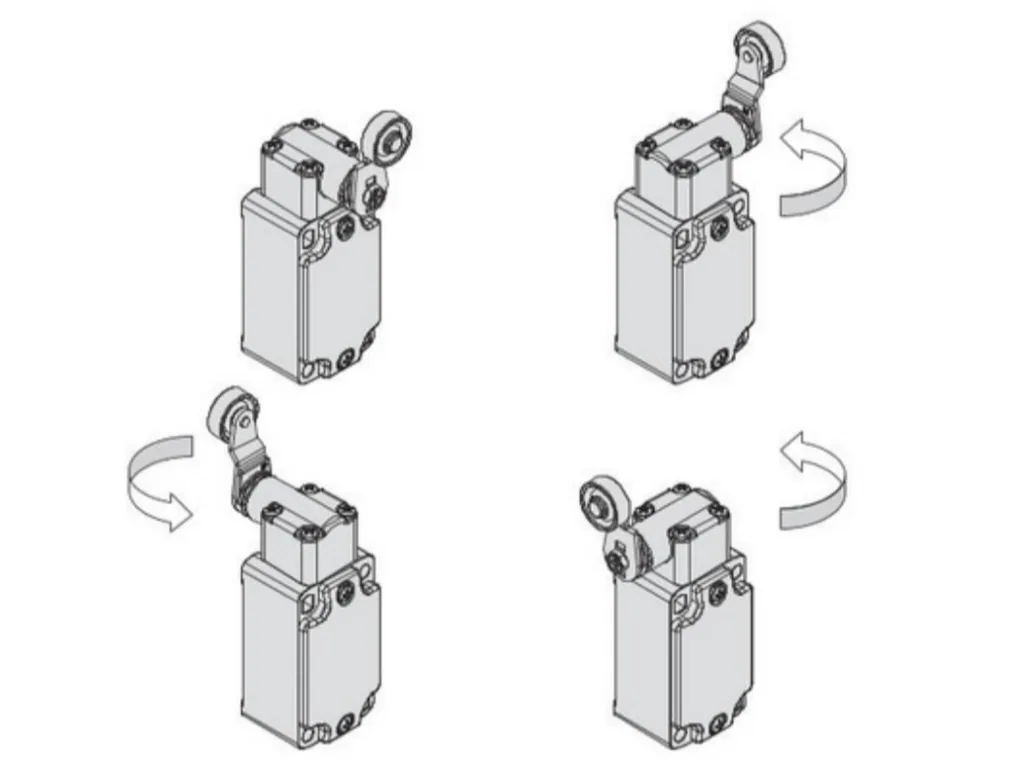 Pizzato Position Switches for Heavy Applications available at LED Controls feature adjustable heads and levers.