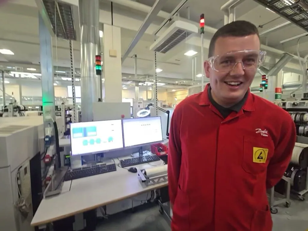 LED Staff at the Danfoss Factory