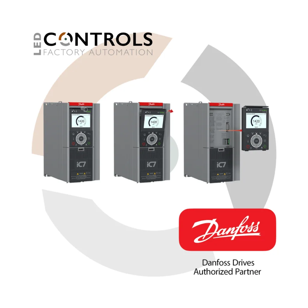 Danfoss Drives iC7 automation available from LED Controls, your Danfoss Authorized Partner.