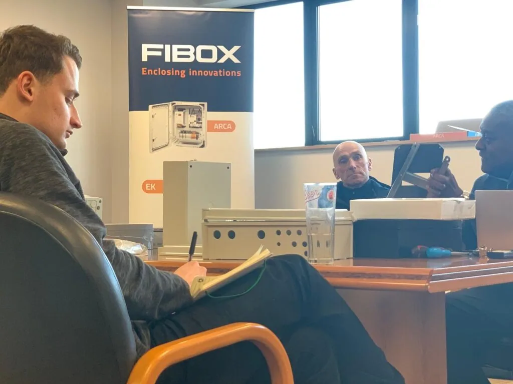 Fibox training at LED Controls