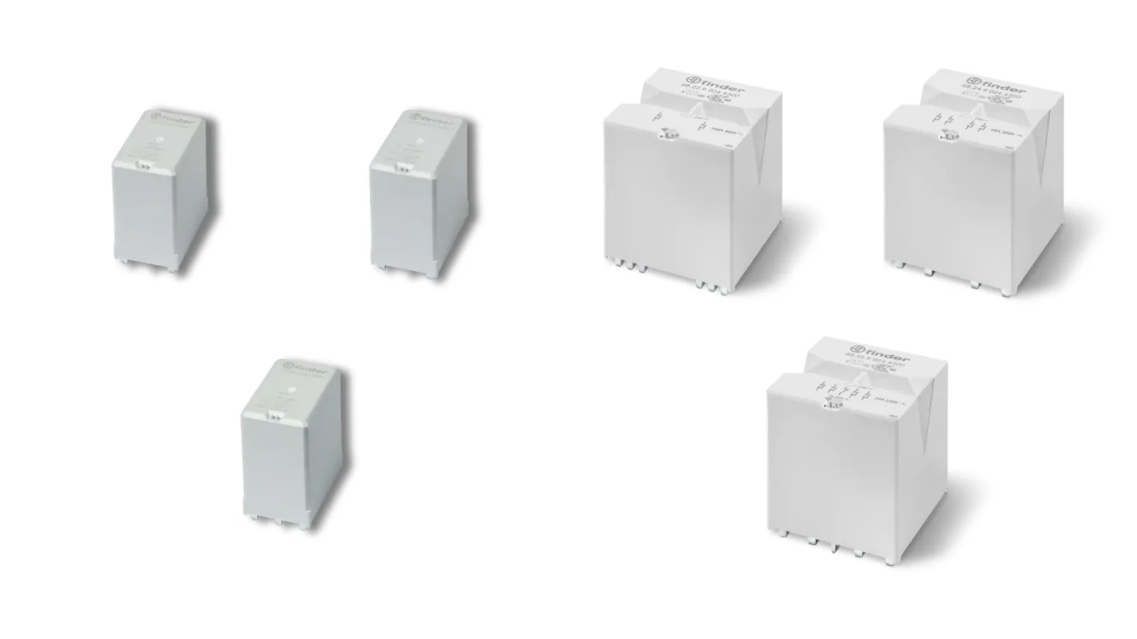 Finder 67 and 68 series relay series available from LED Controls