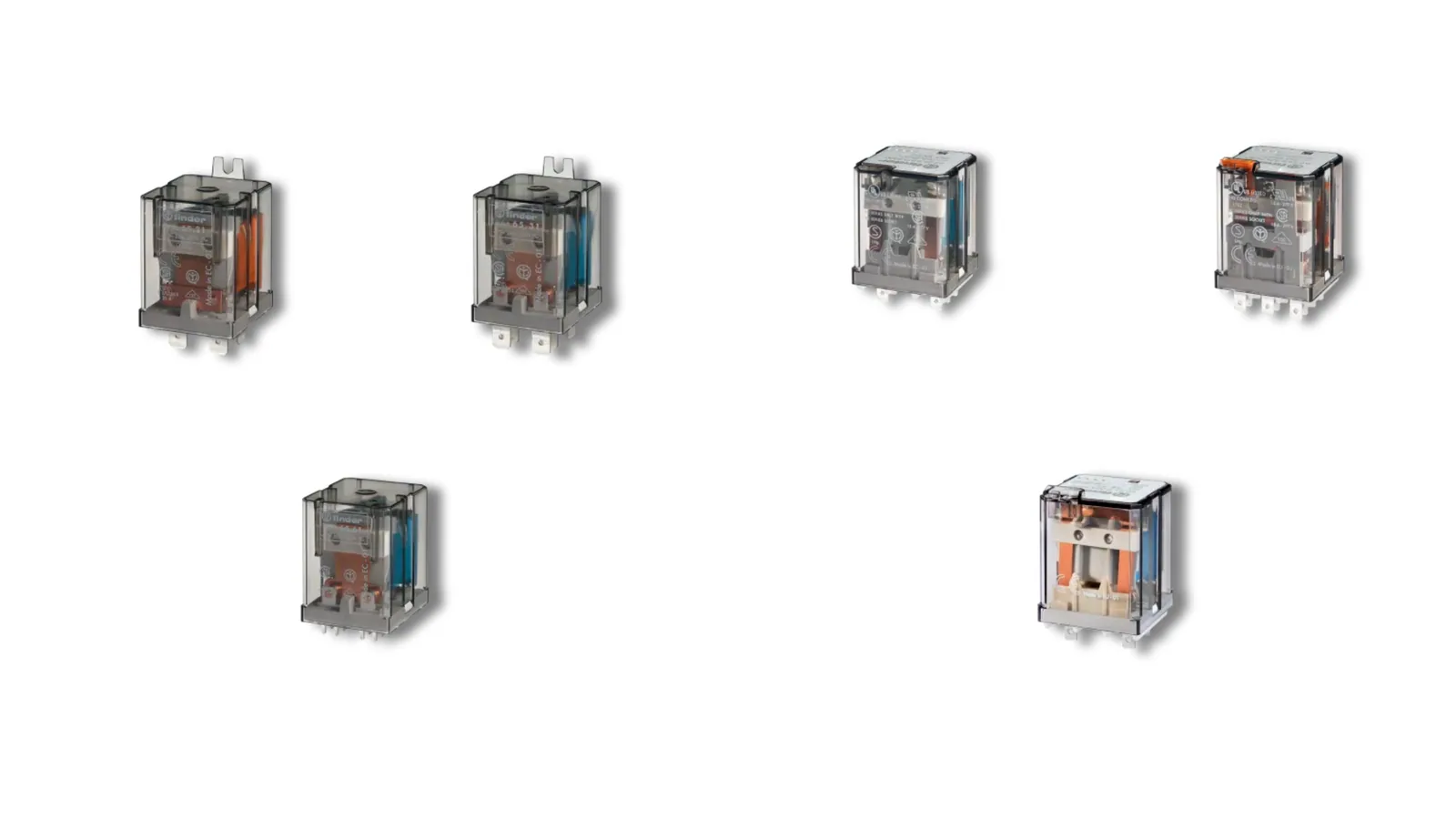 Finder 62 and 65 series relay series available from LED Controls