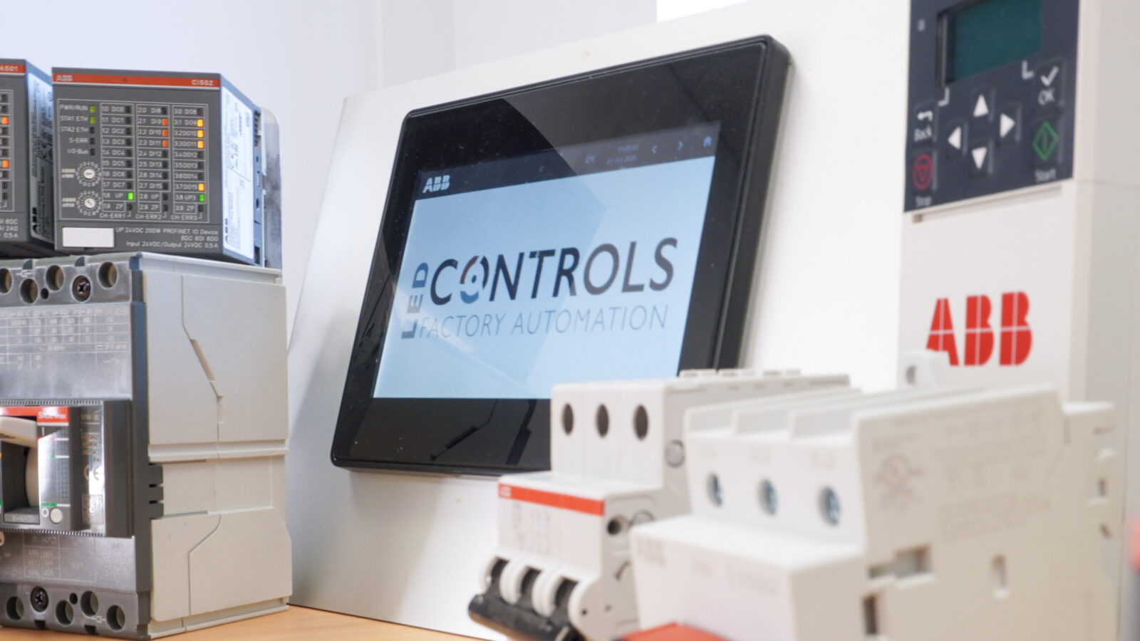 ABB HMI PLC and Drives available from LED Controls
