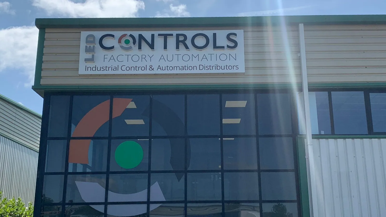 Front entrance of LED Controls HQ