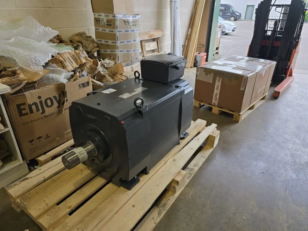 An unusual Factory Automation order at LED Controls - a massive motor.