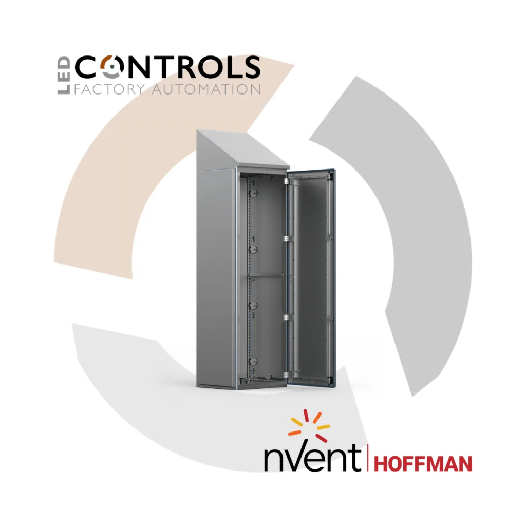 nVent HDF Floor-Standing Enclosures are available from nVent Hoffman distributor LED Controls.