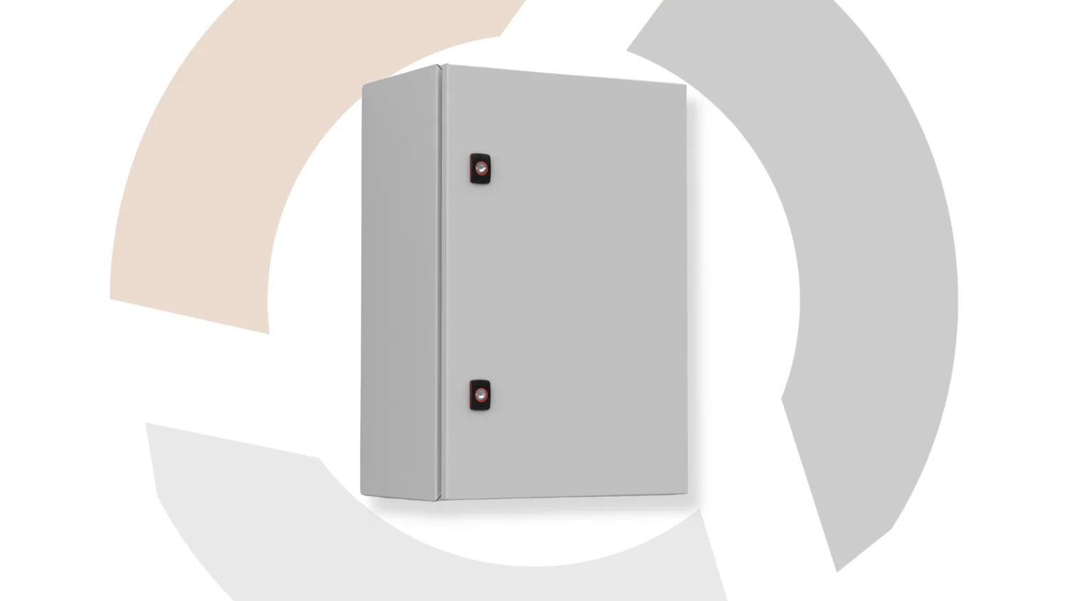 Closed nVent Hoffman MAS enclosure available from LED Controls.