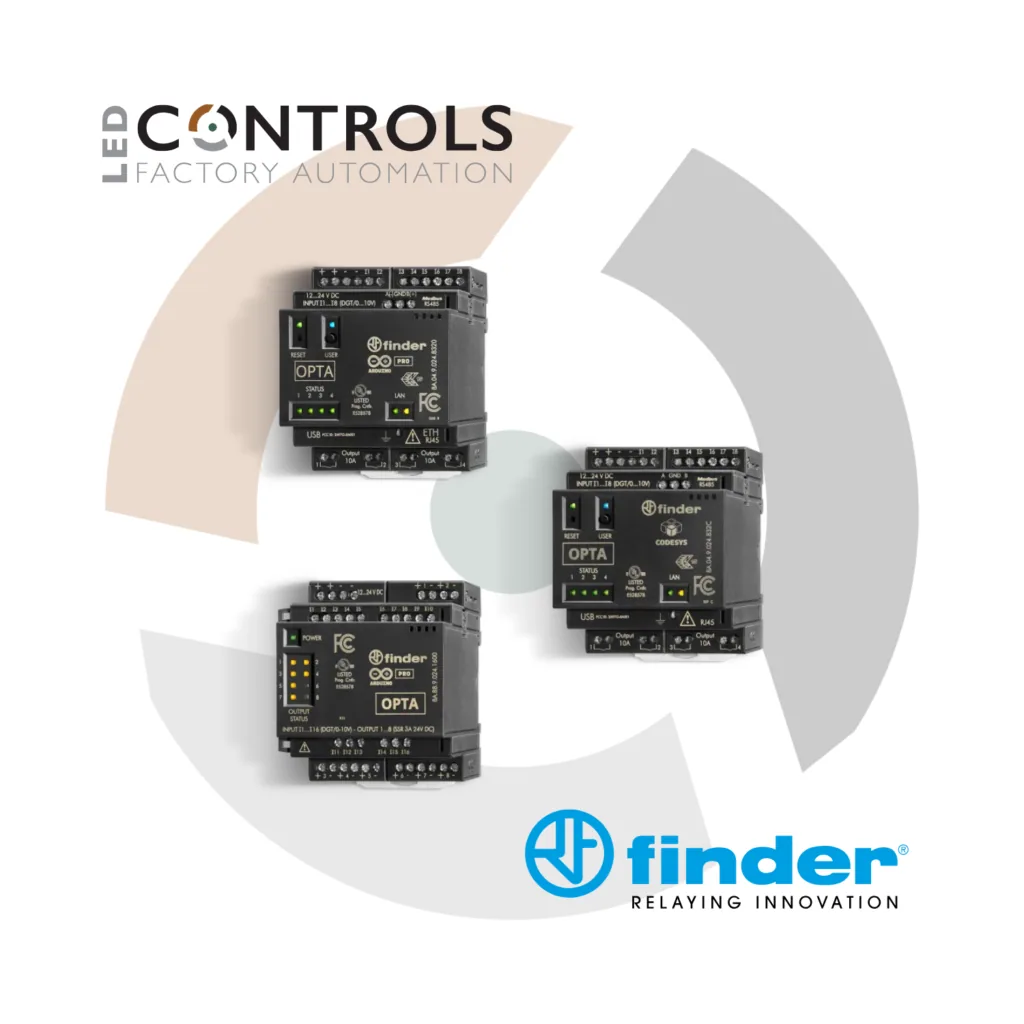 Finder OPTA 8A Programmable Relay available from LED Controls.