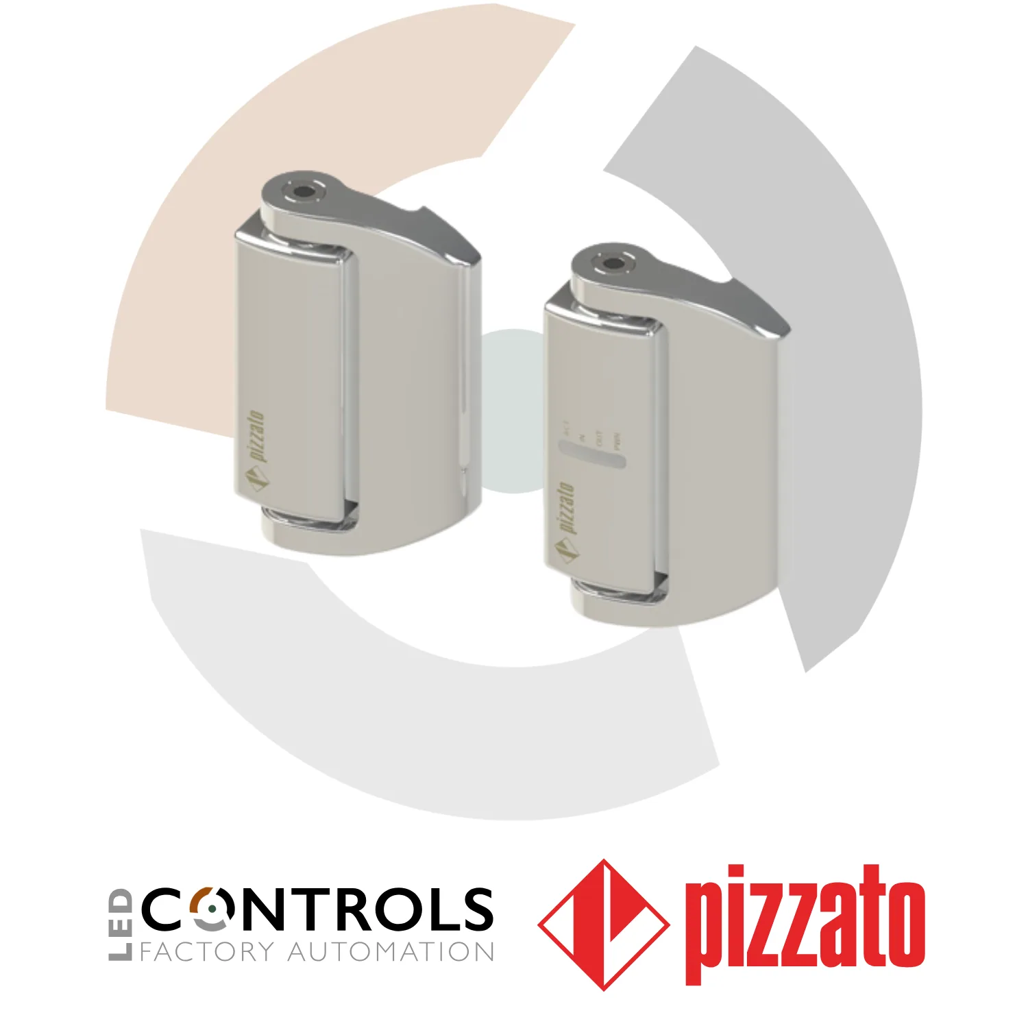 Pizzato HX Series: Stainless Steel Safety Hinge Switches from LED Controls