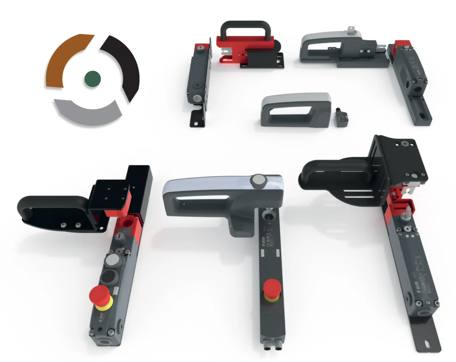 Pizzato P-Kube Safety Handles available from LED Controls