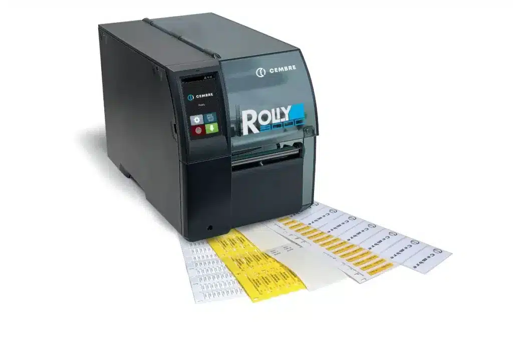 Cembre Rolly3000E printer available from LED Controls