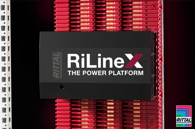 RiLineX logo on a component attached to the RiLineX busbar