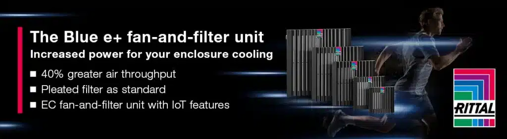 Rittal Blue e+ Filter Fan range available now from LED Controls