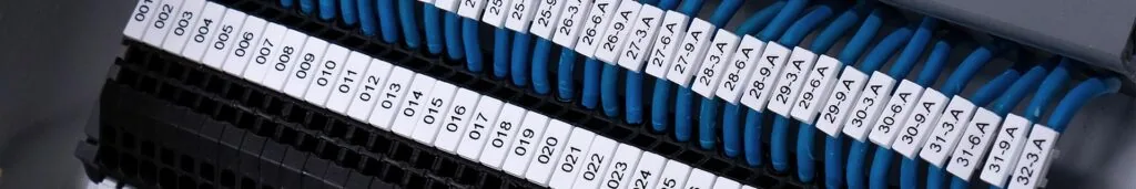 Cembre Tags, labels and Identification systems available from LED Controls.