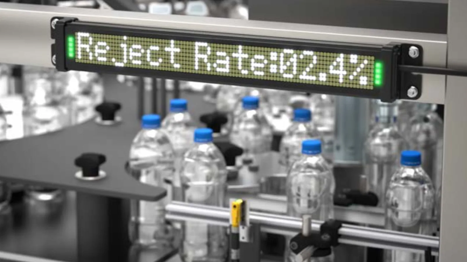 SD50 display on a factory floor