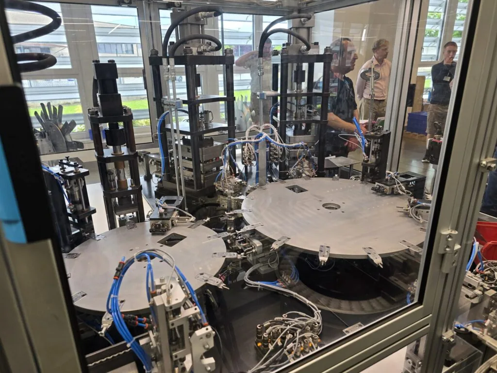 machinery at Finder factory