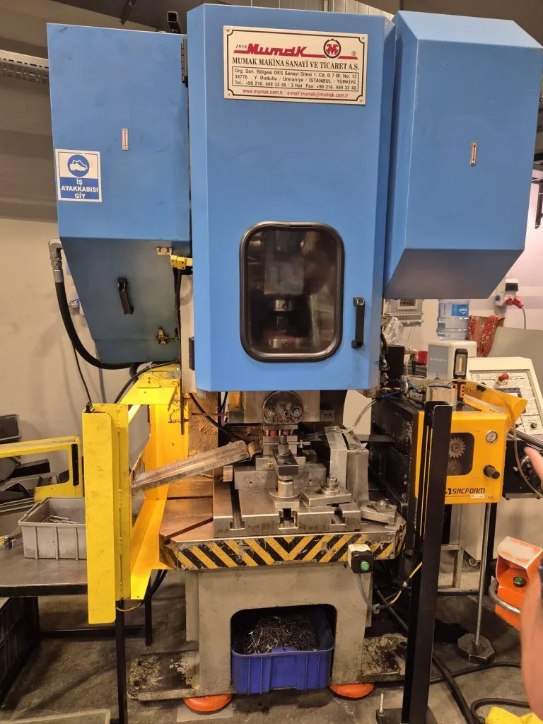 EMAS factory machinery