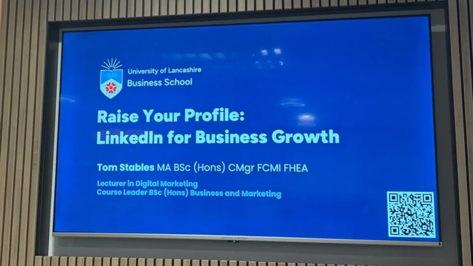 Linkedin for Business Growth at Burnley Business Week 2026