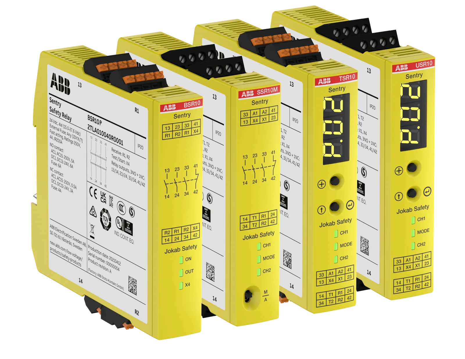 ABB Sentry Safety Relays available from your ABB Distributor LED Controls.